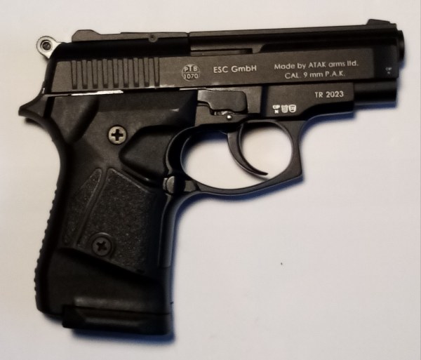 Vente Rare pistolet d'alarme neuf, 9 mm pak