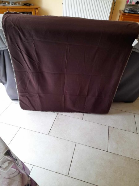 Plaid tout doux 115 x 115 cm