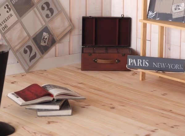 Plancher en pin maritime noueux nf - l. 2 m x l. 1