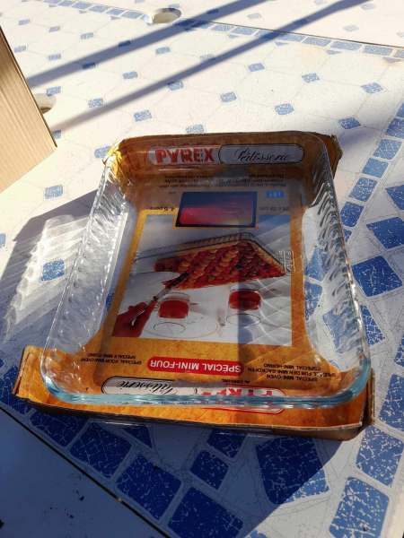 Vente Plat rectangulaire à patisserie pyrex en verre