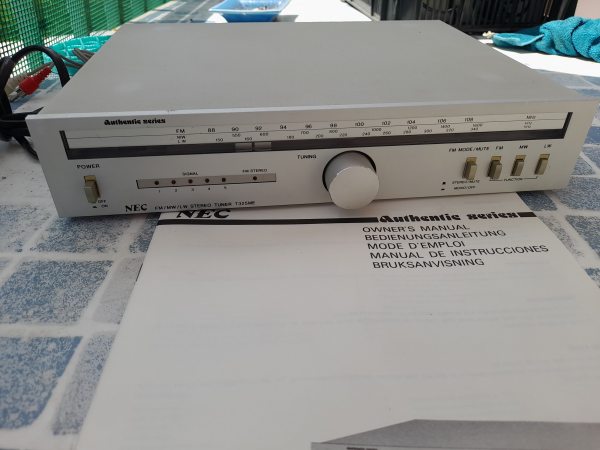 Vente Platine nec st&eacute;r&eacute;o tuner fm/am t325me - vintage