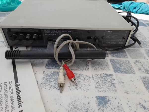 Platine nec st&eacute;r&eacute;o tuner fm/am t325me - vintage pas cher