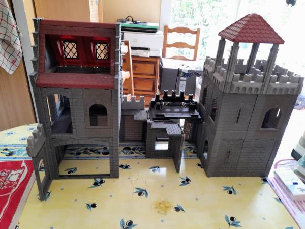 Playmobil 3450 vintage château fort chevalier pas cher