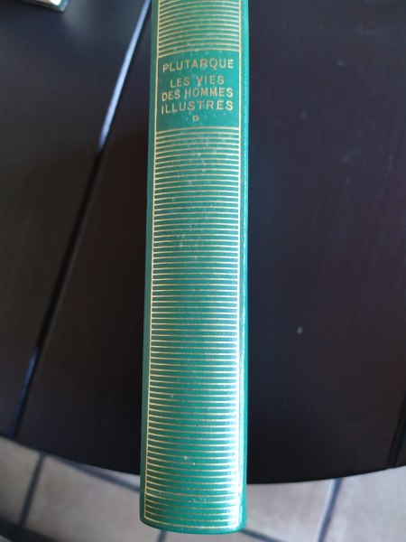 Plutarque,la vie des hommes illustres,t1, pleiade
