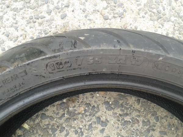 Vente Pneu arri&eacute;re michelin 180/55/zr17