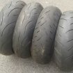 Pneus  arriére  dunlop d occasion 180/55/zr17 occasion