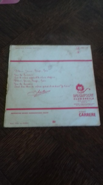 Vente Pochette 45 t sheila "vive la terre"