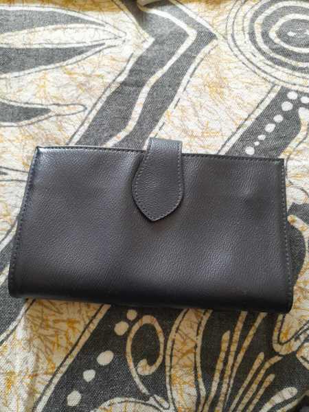 Pochette longue porte monnaie cuir - hy