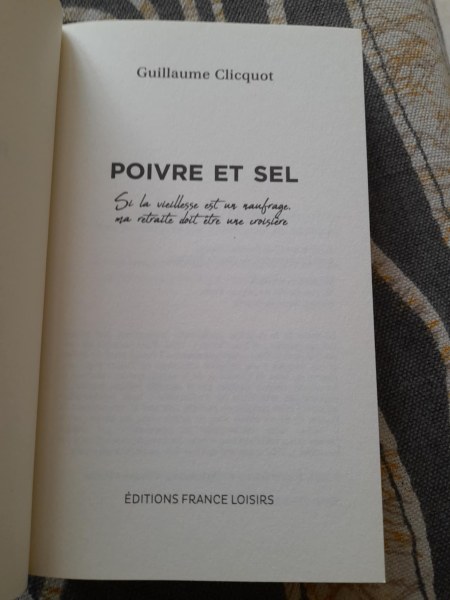 Poivre &amp; sel - guillaume clicquot pas cher