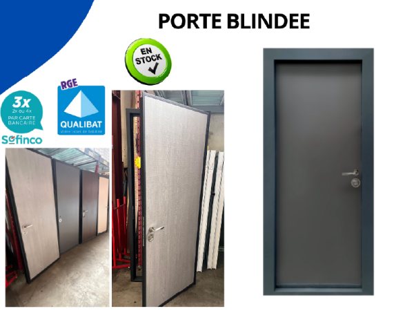 Porte blindée en acier disponible sur albi