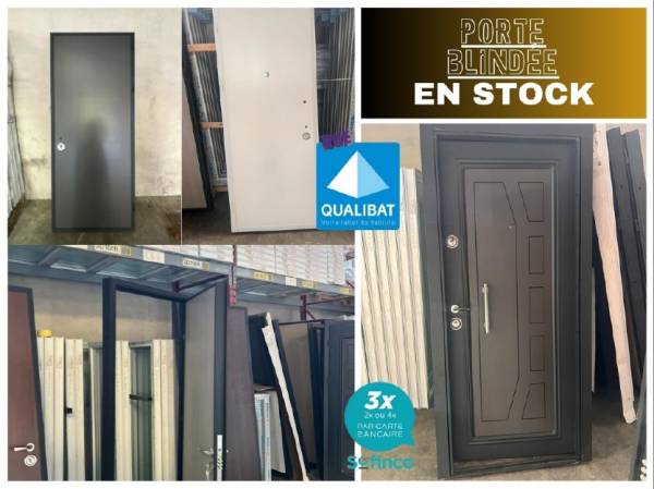 Porte blindée en acier disponible sur allan