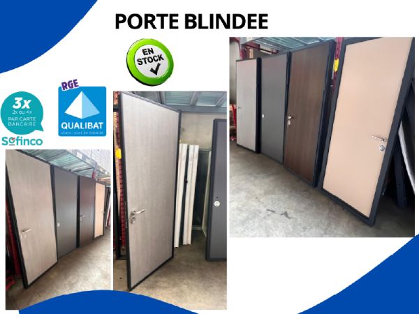 Porte blindée en acier disponible sur argenteuil