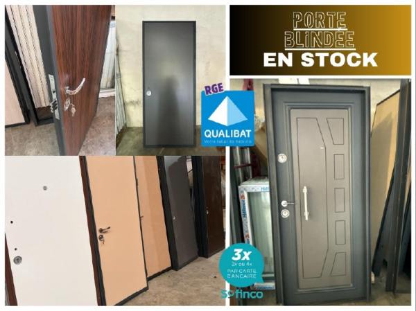 Porte blindée en acier disponible sur aubusson