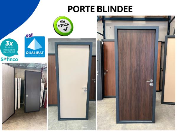 Porte blindée en acier disponible sur auch