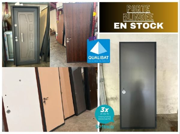 Porte blindée en acier disponible sur bourganeuf