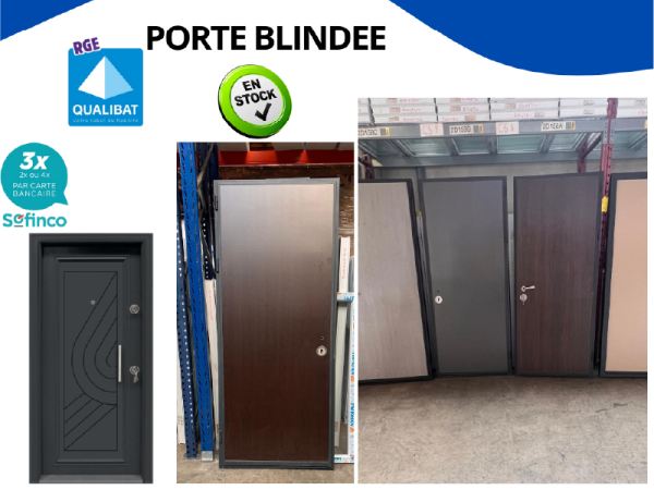 Porte blindée en acier disponible sur cahors