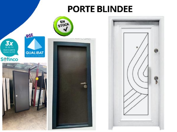 Porte blindée en acier disponible sur caussade