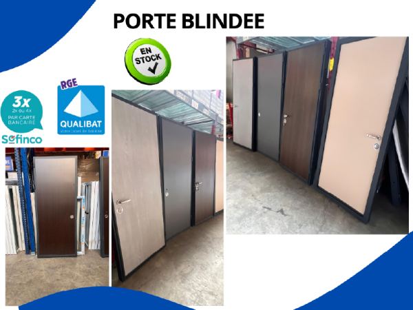 Porte blindée en acier disponible sur cergy