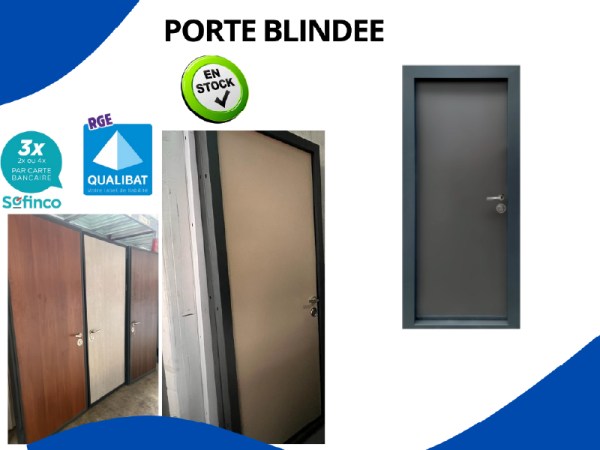 Porte blindée en acier disponible sur chelles