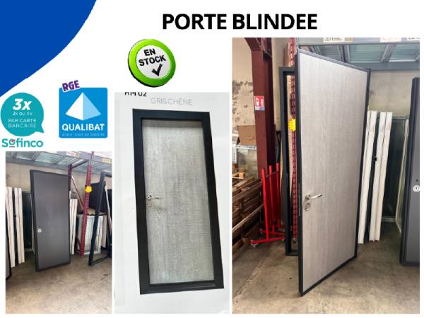 Porte blindée en acier disponible sur eauze