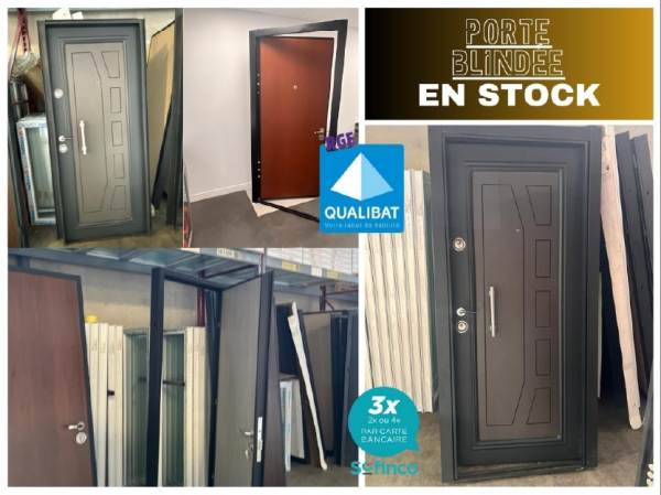 Porte blindée en acier disponible sur firminy