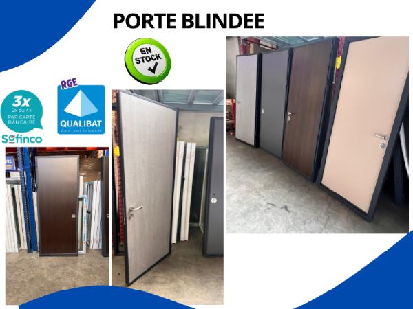 Porte blindée en acier disponible sur garges-lès-g