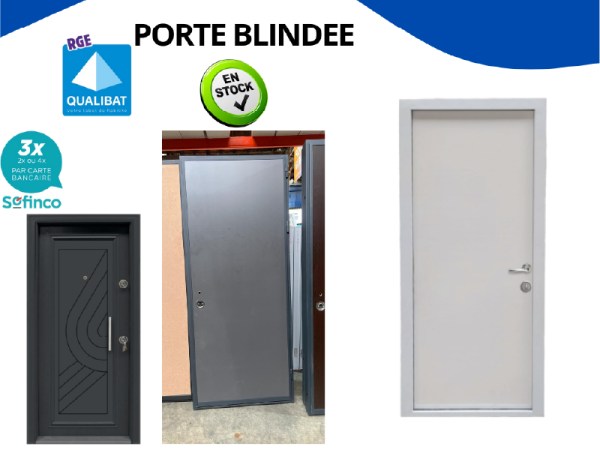 Porte blindée en acier disponible sur gourdon