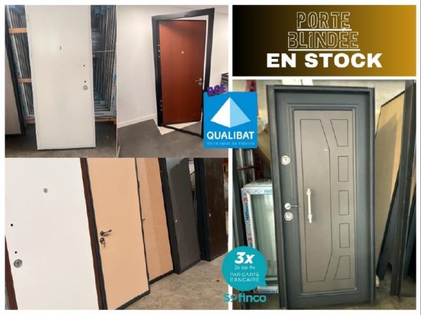 Porte blindée en acier disponible sur la ravoire