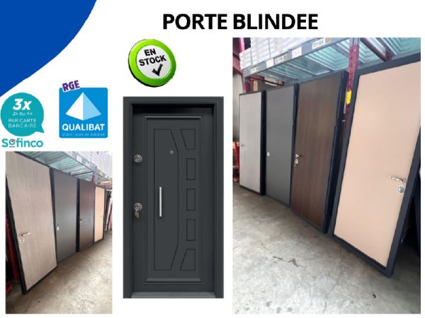 Porte blindée en acier disponible sur lavaur