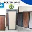 Porte blindée en acier disponible sur le passage