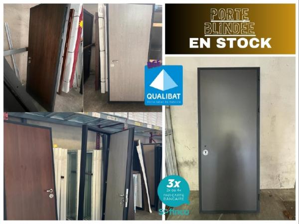 Porte blindée en acier disponible sur le teil