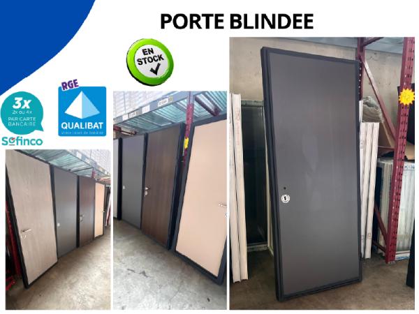 Porte blindée en acier disponible sur limoux