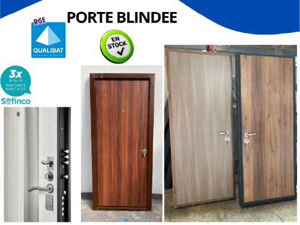 Porte blindée en acier disponible sur marmande