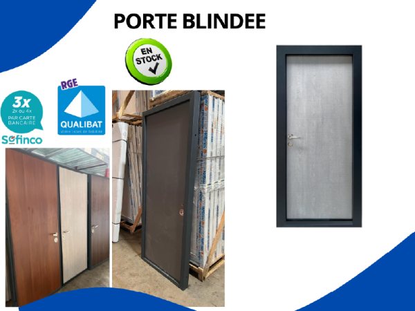 Porte blindée en acier disponible sur melun