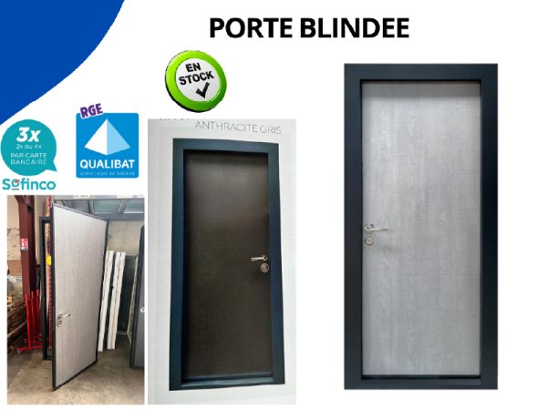 Porte blindée en acier disponible sur moissac