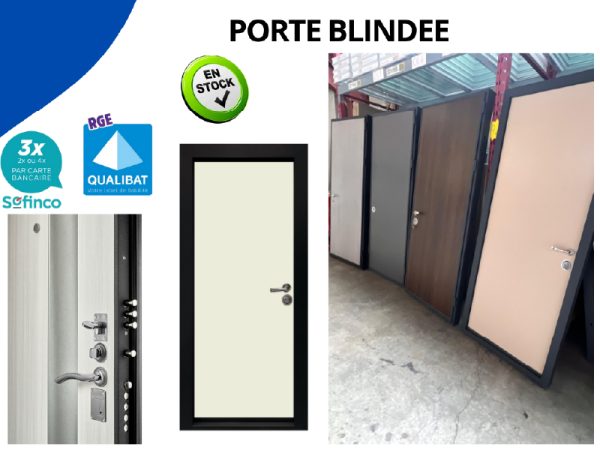 Porte blindée en acier disponible sur montauban