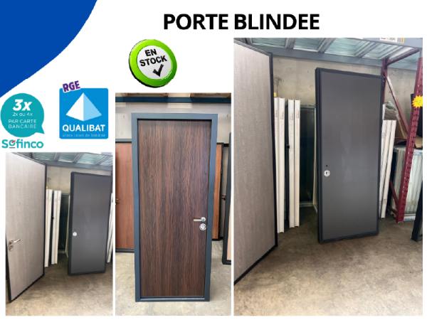 Porte blindée en acier disponible sur montech