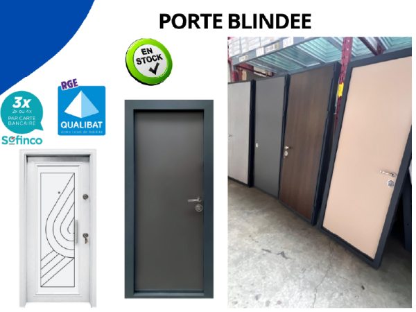 Porte blindée en acier disponible sur pamiers