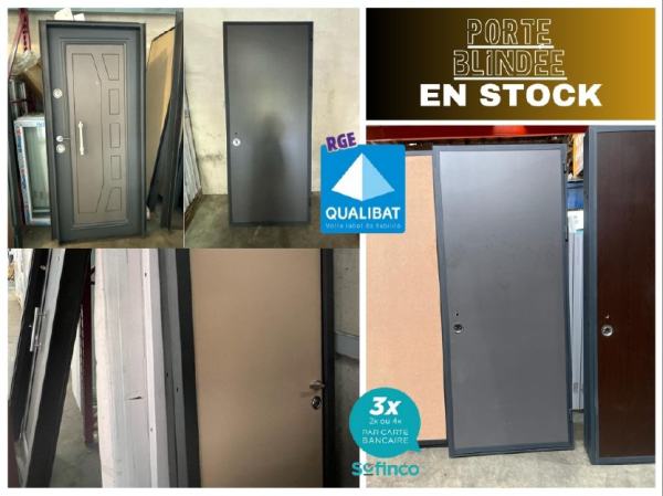 Porte blindée en acier disponible sur riom