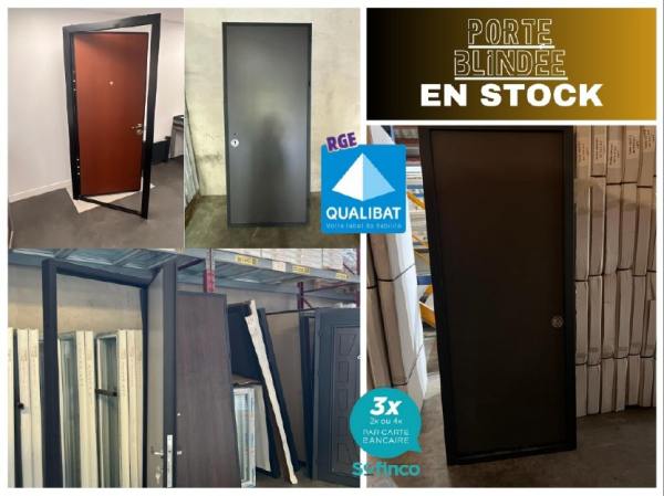 Porte blindée en acier disponible sur saint-chamon