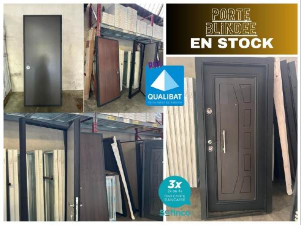 Porte blindée en acier disponible sur saint-claude