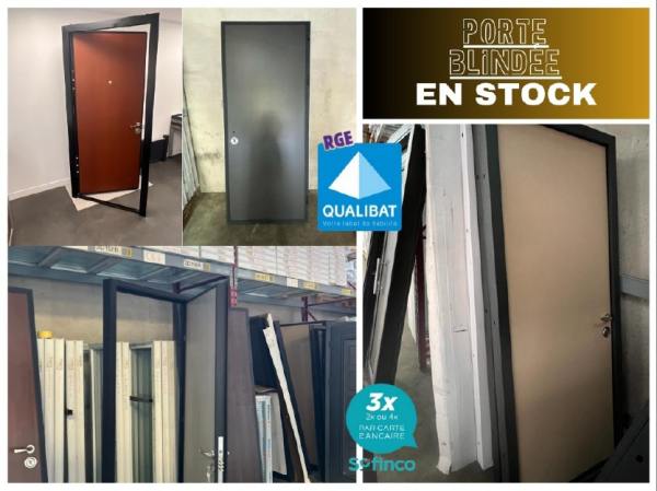 Porte blindée en acier disponible sur saint-Étienn