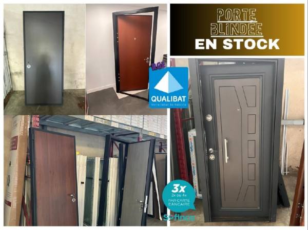 Porte blindée en acier disponible sur sallanches