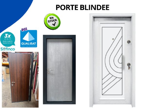 Porte blindée en acier disponible sur tarbes