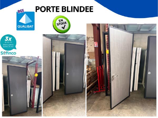 Porte blindée en acier disponible sur tonneins