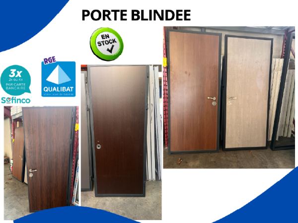 Porte blindée en acier résistant disponible sur co