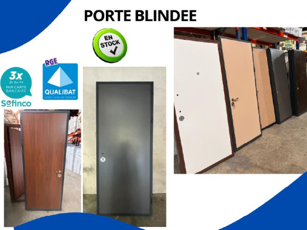 Porte blindée en acier résistant disponible sur to