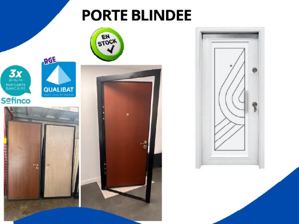 Porte blindée en acier résistant disponible sur to