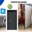 Porte blindée en acier sur bagnères-de-bigorre