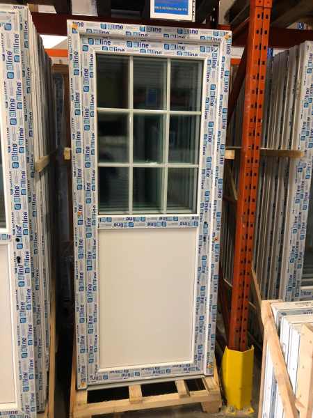 Porte d'entr&eacute;e en alu et pvc